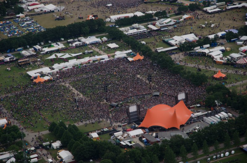 Roskilde Festival Pladsen et par timer efter aabning (2)